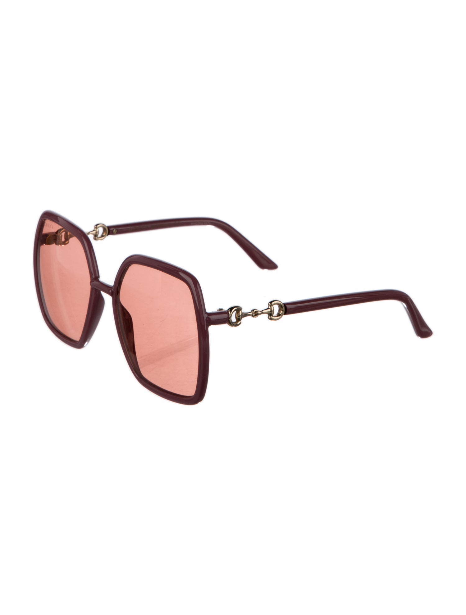 Gucci Horsebit Accent Oversize Sunglasses
